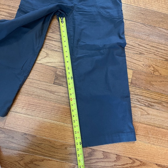 Women's Stand Up® Cropped Overalls Slate Patagonia Organic Cotton Workwear sz6 - Picture 6 of 12